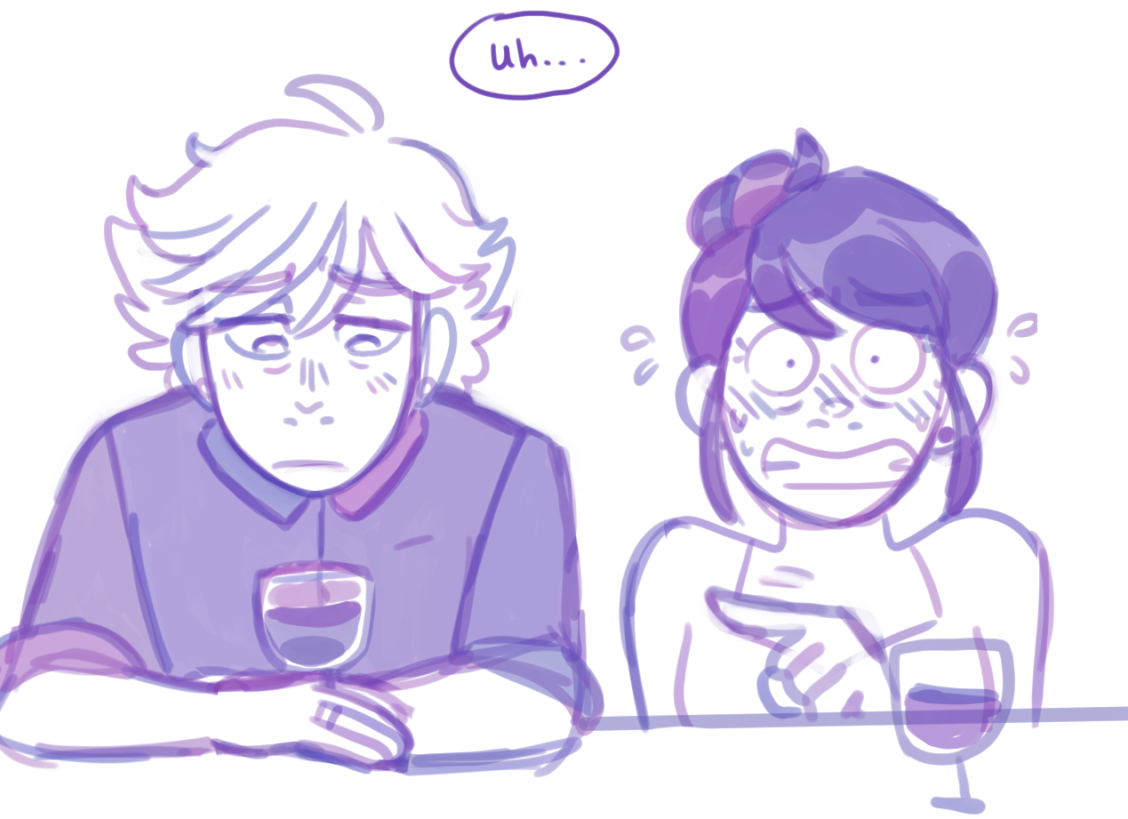 Ladies & Chats, Part 43 of my bakery “enemies” au! Marinette:...