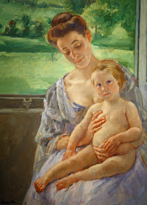 Mother and Child in the Conservatory, Mary Cassatt, 1906
