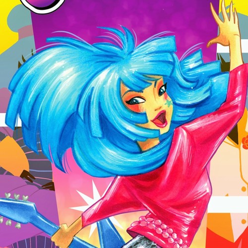 jemandtheholograms:Cut from Amy Meberson’s Jem #1 covers