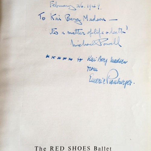 Details from “The Red Shoes Ballet. A Critical Study”, first edition (Saturn Press, 1948