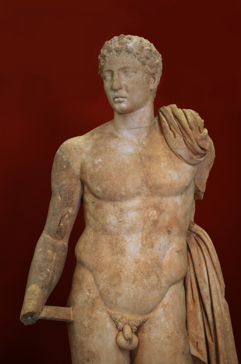 greek-museums:Archaeological Museum of Ancient Messene:Roman copy of a Hermes from a Classical origi