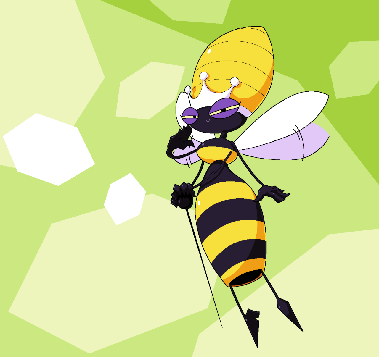 Queen Bea from Super Secret Secret Squirrel Love how glamorous this bug mlady looks