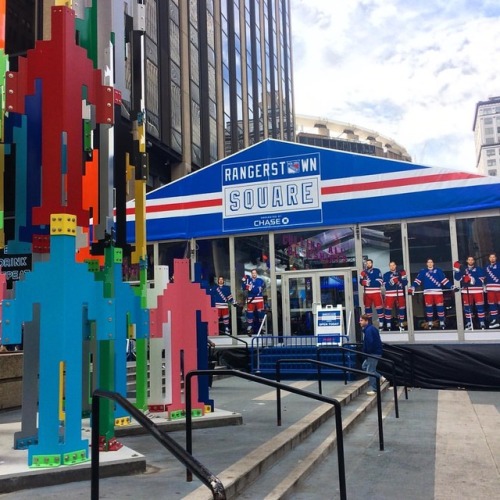 NY Rangers pop-up at Madison Square Garden  #latergram #nyc #newyorkrangers #rangers #msg #madisonsq