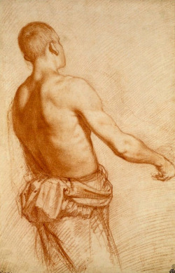 Jacopo Chimenti da Empoli, Young Man Seen from the Back, 17th century