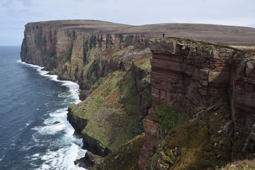 on-misty-mountains: Old Man of Hoy, a famous sea stack on the Orkney Islands. 