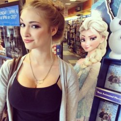 weused2share:  weused2share:  The Frozen girl….or boobs! pick   Repost