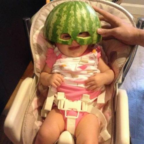 When fathers babysit…