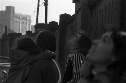 more-relics:  Rick Wright  Pink Floyd, Animals cover shoot,1976.   Battersea Power Station in London. ©   Carinthia West.