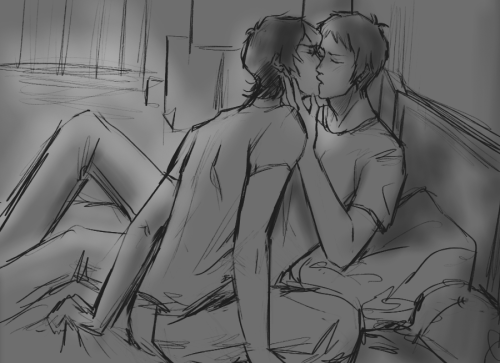 muwadesu: wip a lil kiss on a lazy afternoon 