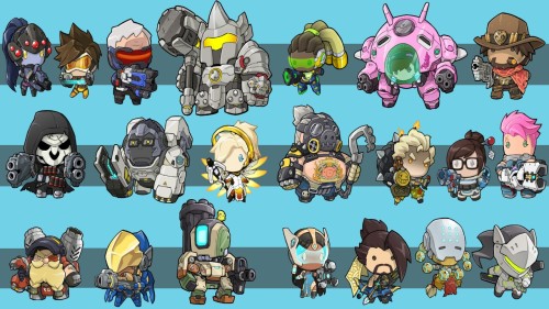 Overwatch: Multiple Character Wallpapers •Two or more characters •Diverse art styles •HD