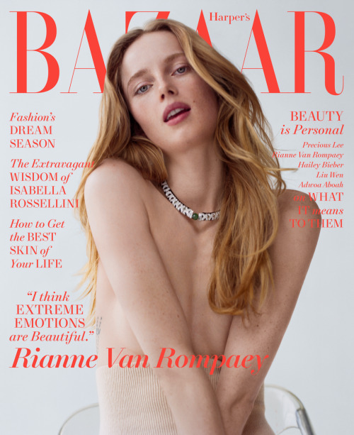 Rianne Van Rompaey Wants You to Embrace Your StrangenessMay cover stars Precious Lee, Rianne Van Rom