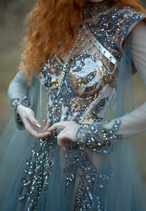 evermore-fashion:Chotronette ‘Armour Dress’ Haute Couture Gown [x]