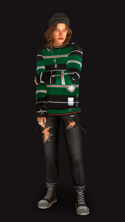 lou howell  disaster bi dog1~ hair - beanie - top - bottoms - necklace - shoes2~ top - necklace - sk
