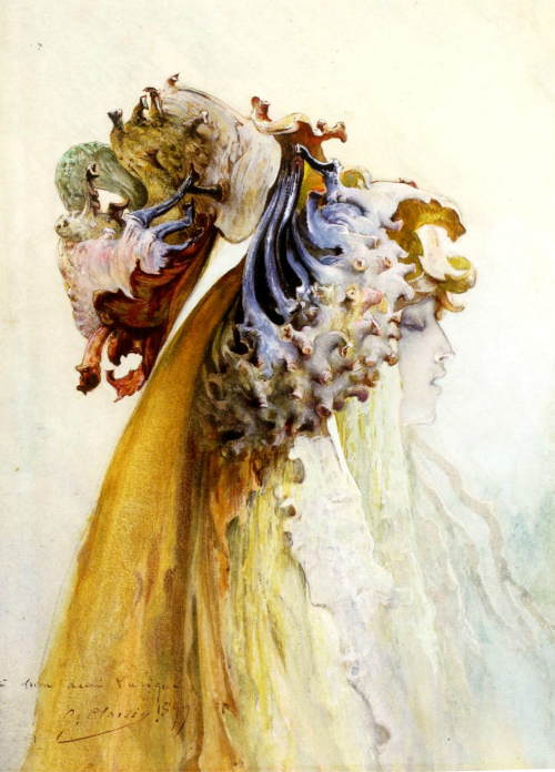 George Clairin, Portrait of Sarah Bernhardt, 1899