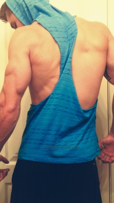 kylehilde:  Made a cut-off hoodie for working out and I love it!