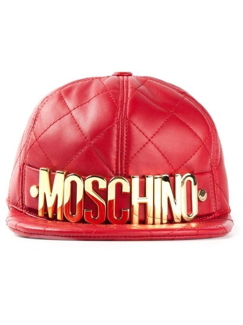 High Heels Blog wantering-blog: Moschino Swag  Moschino Quilted Logo Cap via Tumblr