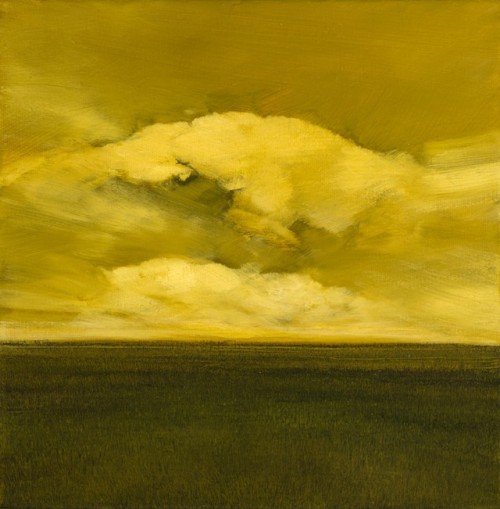 Early Autumn Landscape Study   -    James Lahey , 2004Canadian, b. 1961-Oil on canvas, 10 x 10 in.  