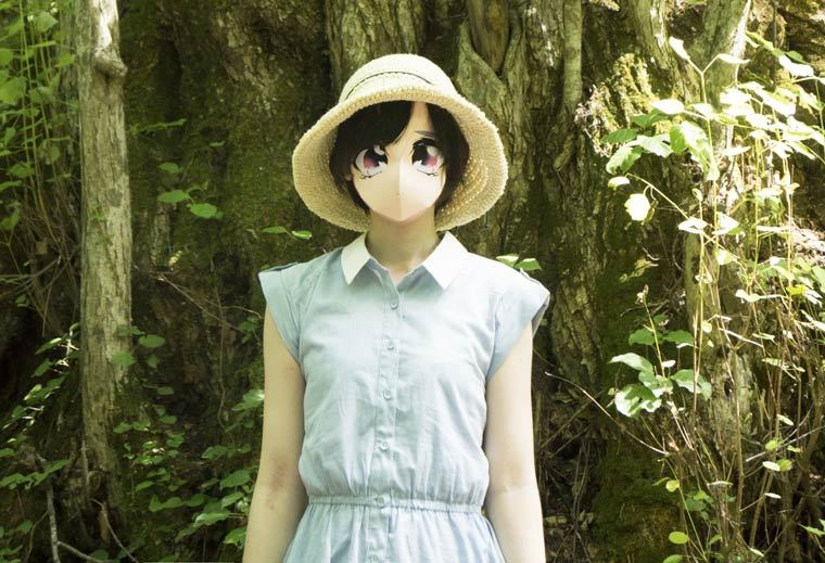 cubebreaker:  The 2.5D manga mask patterns are free, simple to make, and come in