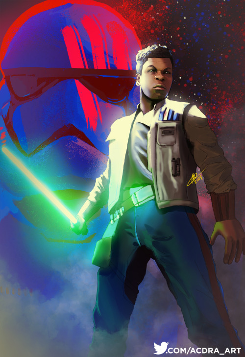 acdramon:Finally finished my Jedi Finn piece! Very pleased with how it turned out! Also decided to p