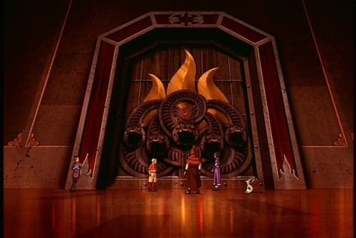 avatarsymbolism: Ceremonial Fire Nation doors that only open under special circumstances. 