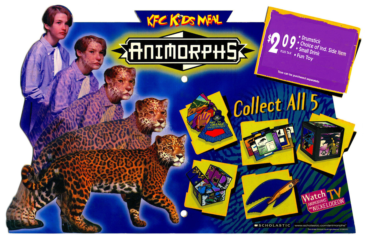 Download My Animorphs Collection Kfc Kids Meal Sign For The Five Kfc Animorphs Toys