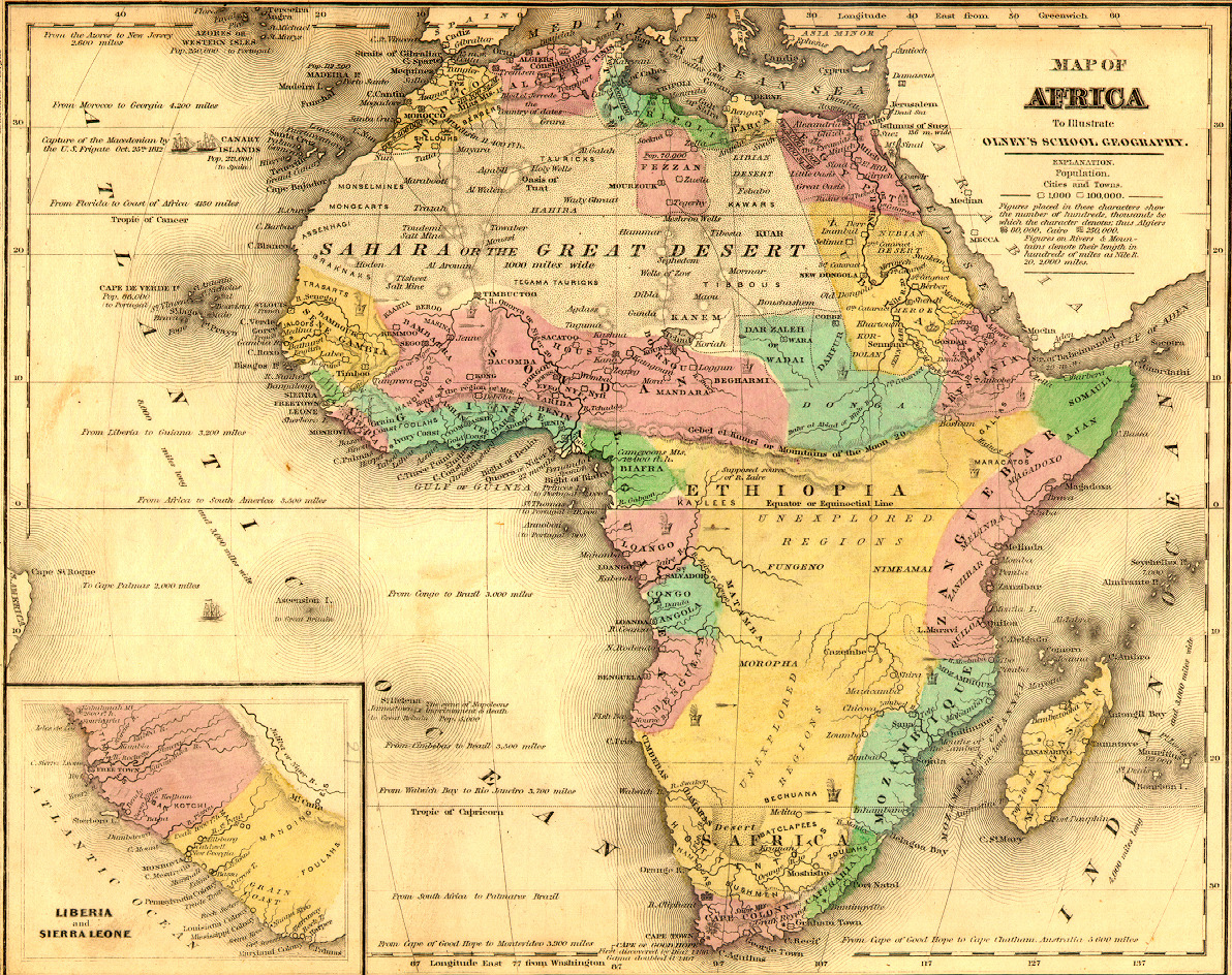 Africa Before The 14 Berlin Conference Maps On The Web