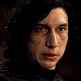 emperorren:jackpotgirl:pixelrey:Kylo looking at Rey (The Force Awakens vs. The Last Jedi)requested b