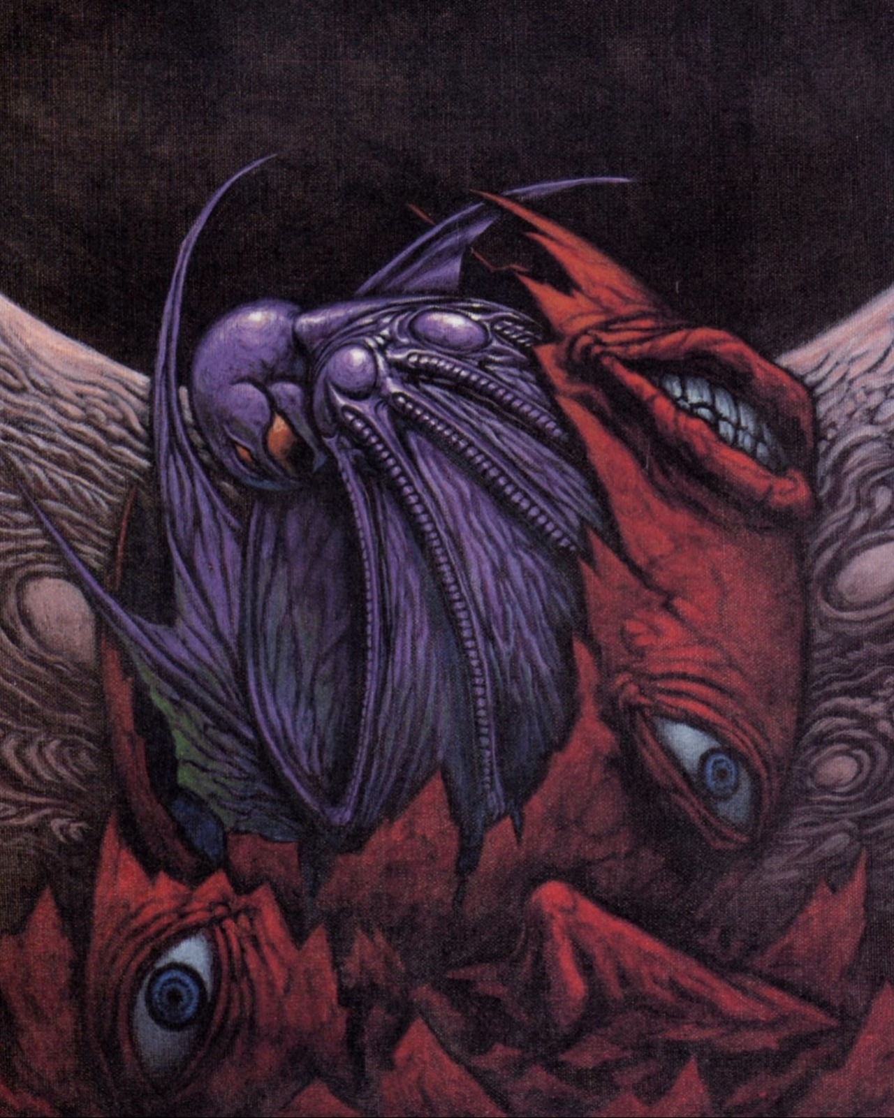 Promotional art for the 1997 anime by Kentaro Miura. #Berserk