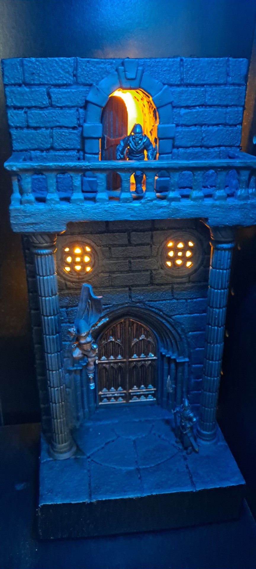 I Realised I Can Use Some RGB LEDs I Have To Cast A Blue Light Over The Whole Thing And Really Get That