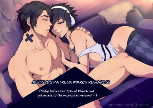 justsylart:    This was one of the options chosen on the polls! =’) My Own OCS!! I want to introduce you to Sioth and Zayin! This characters has been with me for almost 10 years already. you maybe notice, by the X on their bodies, they are somehow related