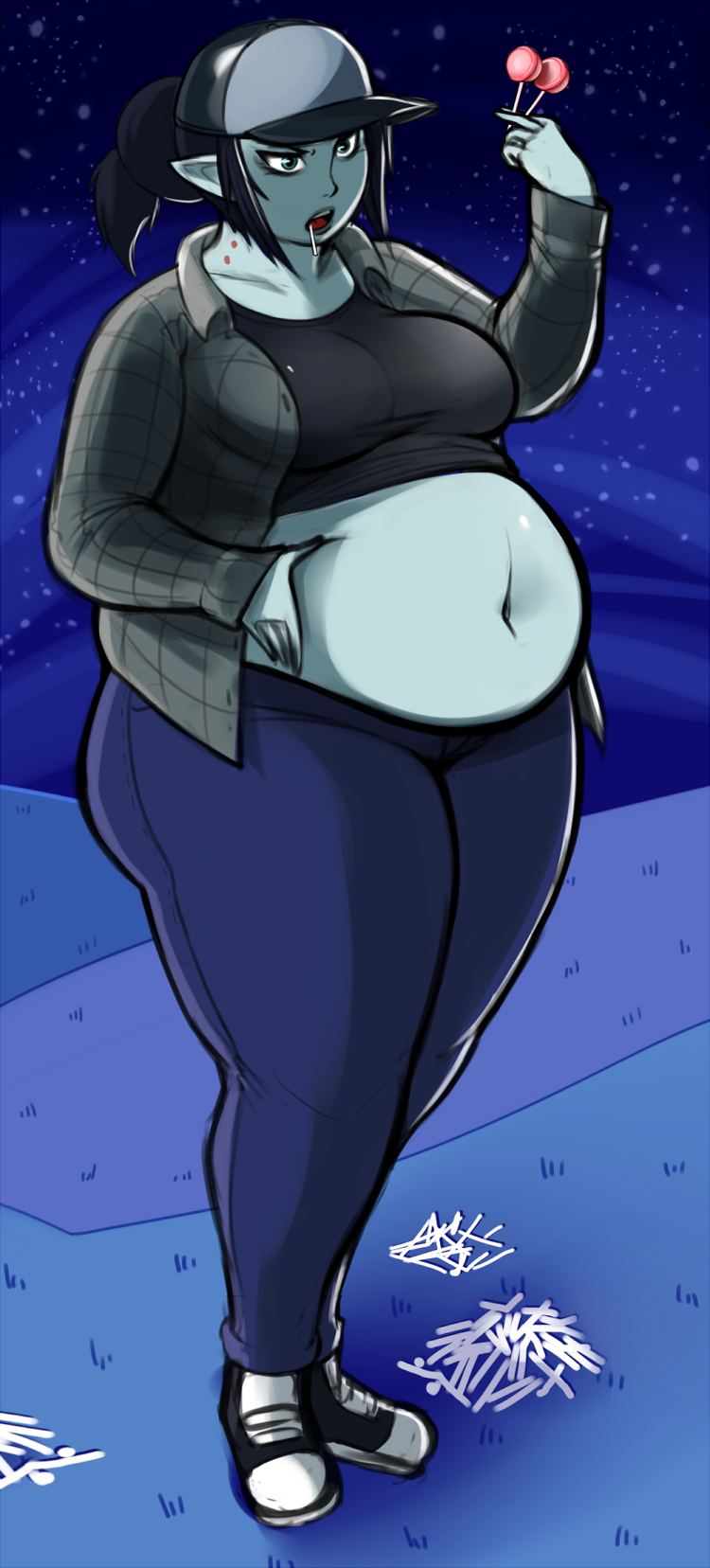 pewpewart:  and now, here’s the marcelines! 