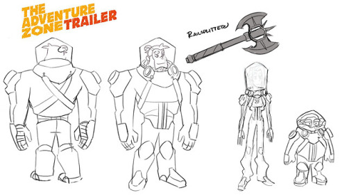 Trailer Process 03: Character Designs!@gullshriek and @goknights drew our character and costume desi