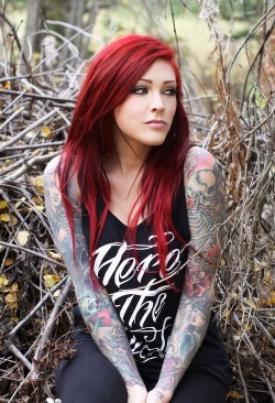 grayency86:  Redhead Inked Girl