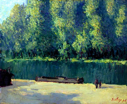 bofransson:  Alfred Sisley.Â By the Loing.