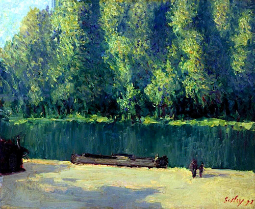 bofransson:  Alfred Sisley.Â By the Loing. porn pictures