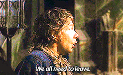 Thorin. You can’t give up now…It’s this…it’s this place. I think a sickness lies on it.