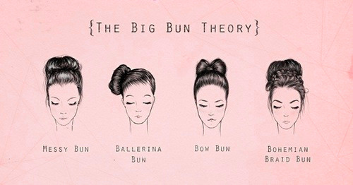 Porn Pics A fan of the bow bun, myself…but messy