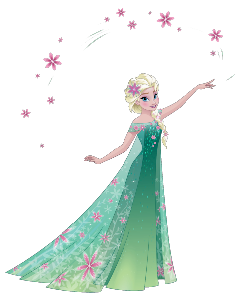 egipciaca: Transparent 2D Anna and Elsa from Frozen Fever.