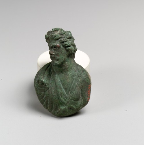 the-met-art: Bronze appliqué in the form of a bust of a barbarian, Greek and Roman ArtMedium: BronzeRogers Fund, 1918 Metropolitan Museum of Art, New York, NY http://www.metmuseum.org/art/collection/search/250686 