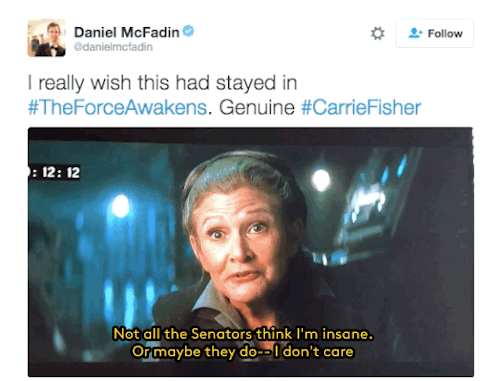 Porn photo refinery29: These Carrie Fisher tweets and