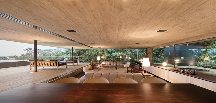 enochliew:  Casa em Guarujá by Studio MK27   The main living space and outdoor deck