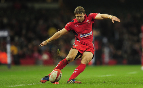 roscoe66: Leigh Halfpenny of Wales Giving his all for the Coach, the Team and himself.