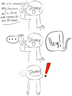 sapphzeal:  Disney’s decision in a nutshell  I hate how they always do this :(