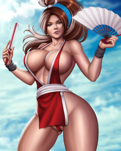 Flowerxl1:  Mai Shiranui    Nsfw Version Is Available At My Patreon     Commissions