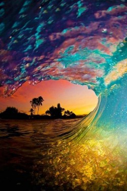 e4rthy:  Sunset Wave by Clarke Little Photography 