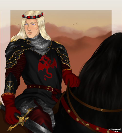 chillyravenart:“You have a dragon. He stands before you.”Daeron I Targaryen, the Young Dragon.I’d be
