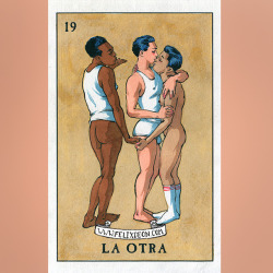 felixdeon:  **La Otra**This original drawing is part of my Queer Lottery and it is available in my Etsy Store. Click HERE to take a look at it. 