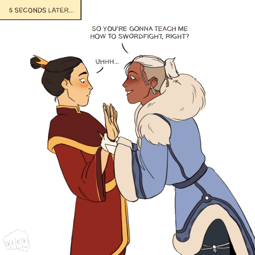 dickpuncherdraws: @peachieflame‘s moon spirit sokka au lives in my head rent free anyways here