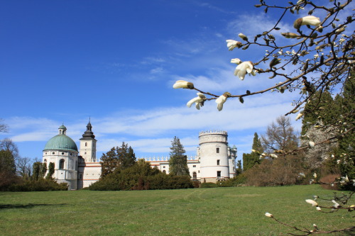 Zamek Krasiczyn, Wiosna 2020Poland, Krasiczyn Castle, Spring 2020