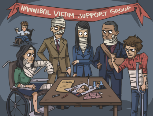 Hannibal Victim Support Group I very much hope this is the first scene in the first episode of seaso